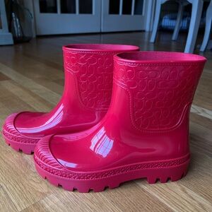 Coach Millie Rain Boots - Candy Red